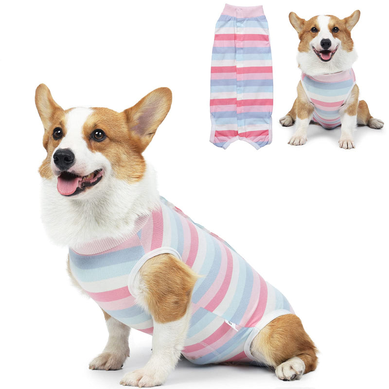Recovery Suit for Dogs Dog Onesie for Surgery, Dog Surgery Recovery Suit for Small Medium Dogs, E-Collar Alternative After Surgery Wear Anti Licking Abdominal Wounds Pet Surgery Recovery Suit