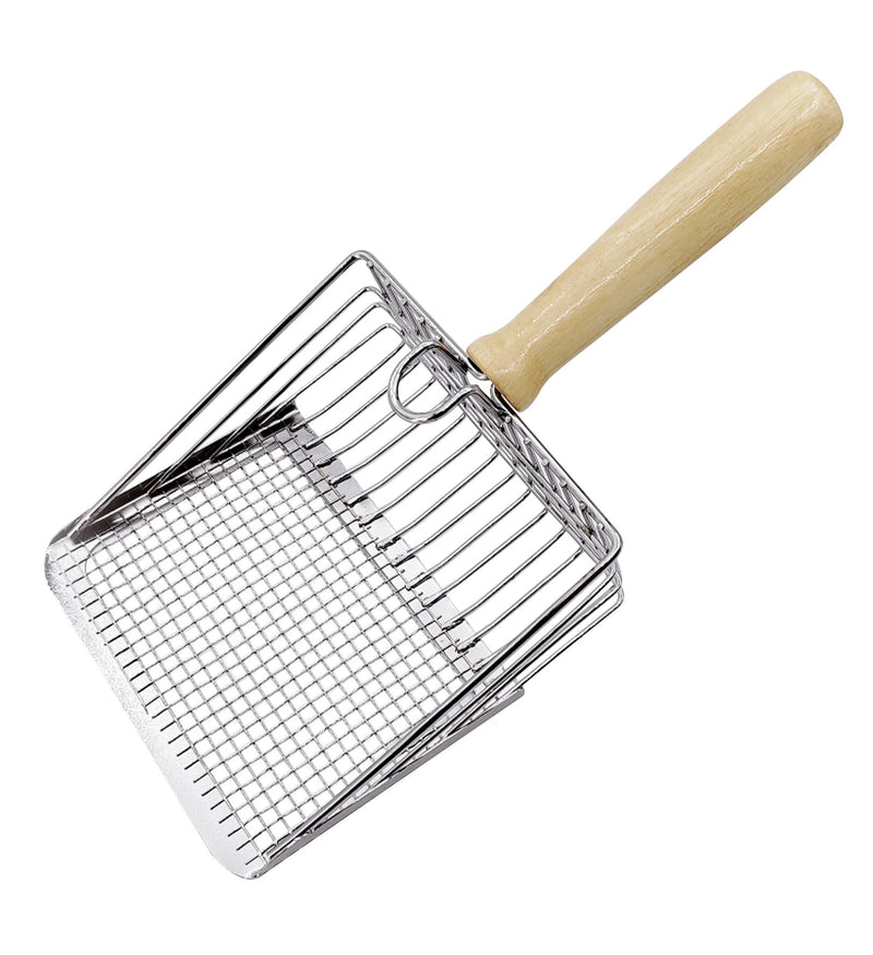 Vivasurge Cat Litter Scoop, Aluminum Alloy Cat Litter Scooper, Cat Litter Picker, Durable and Easy to Clean, Ergonomic Design, Suitable for Cat Litter Box