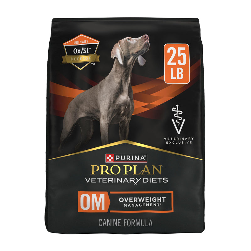 Pro Plan Veterinary Diets Purina OM Overweight Management Canine Formula Dry Dog Food - 25 lb. Bag