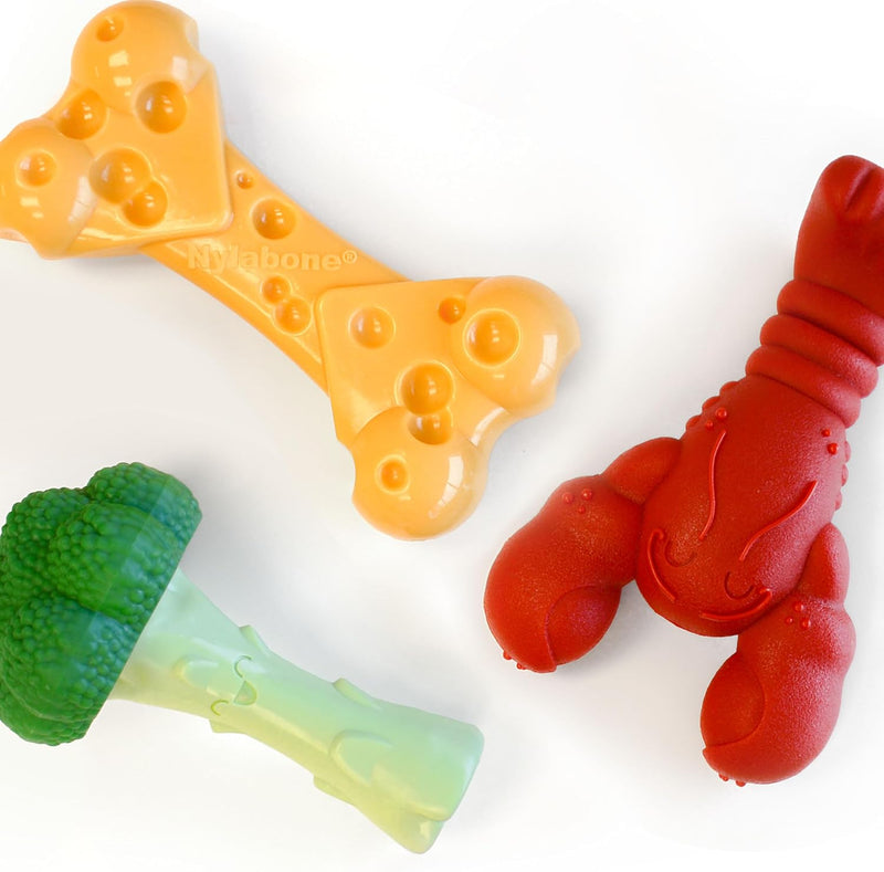 Nylabone Power Chew Toy Bundle, Dog Toys for Aggressive Chewers, 3 Pack