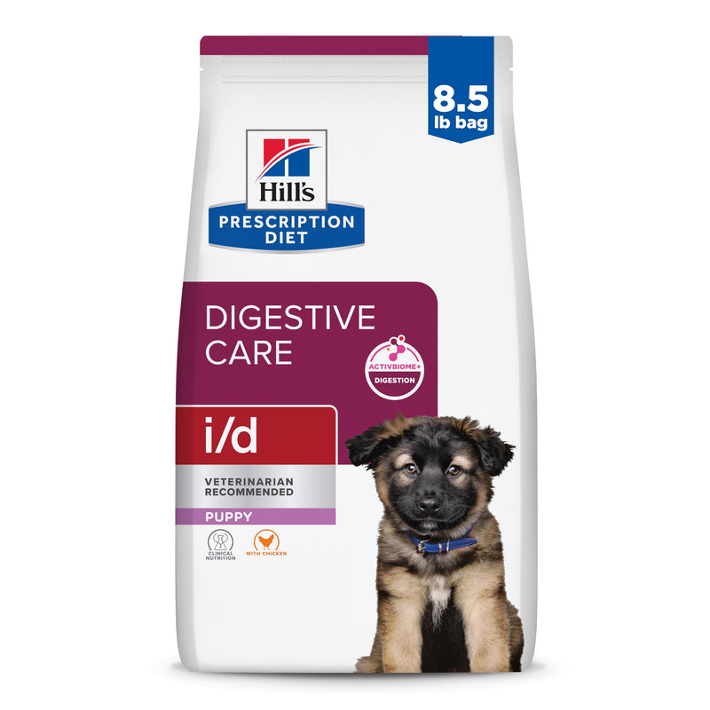 Hill's Prescription Diet i/d Digestive Care Puppy Dry Dog Food, Chicken, 8.5 lb. Bag