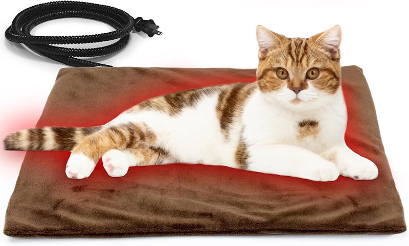 NAMOTEK Pet Heating Pad, Safe Electric Heating Pad for Dogs and Cats Indoor Warming Pad with Auto Constant Temperature 1