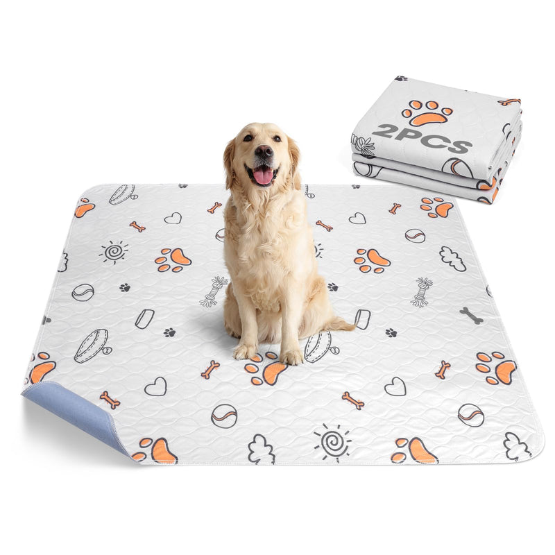 Washable Pee Pads for Dogs, 2 Pack Large 36