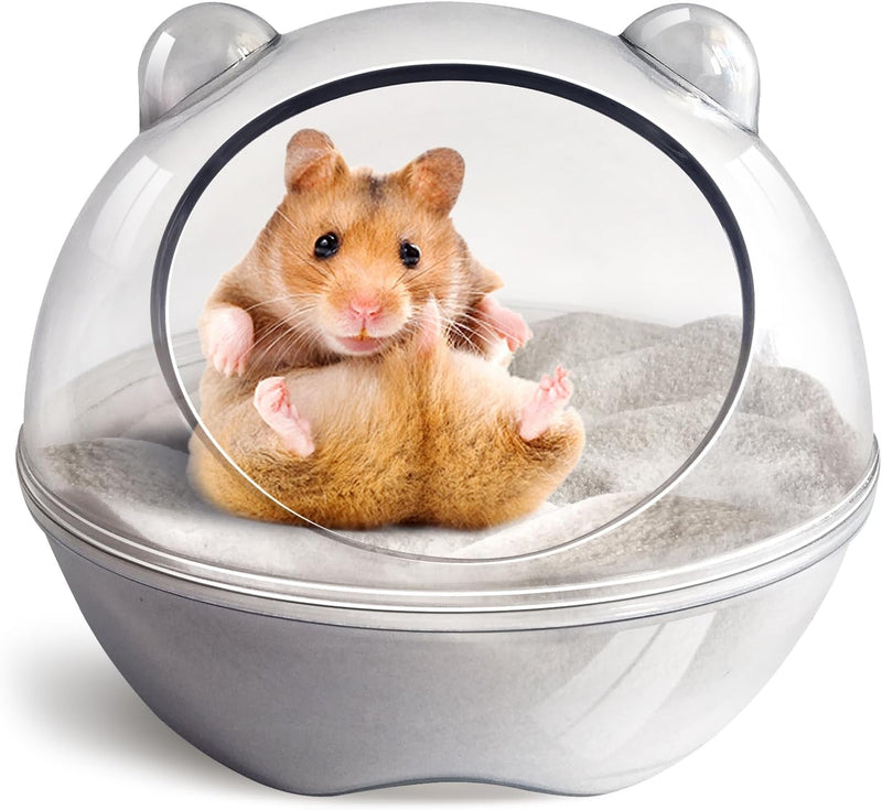 Hamster Bathtub,Hamster Bathroom,Sand Bath Container,Hamster Toilet and Sandbox Dust Bathtub,Hamster Bed,Sand Bath Box f