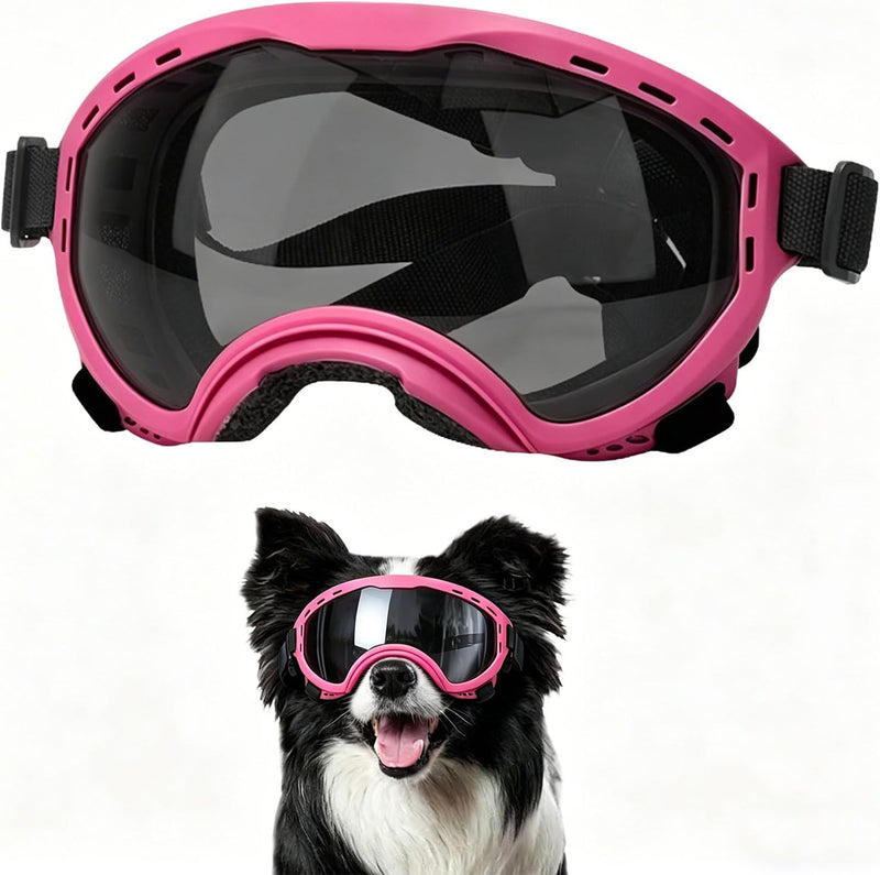Dog Goggles for Medium Large Breed UV Protection Windproof Anti-Fog Eyewear