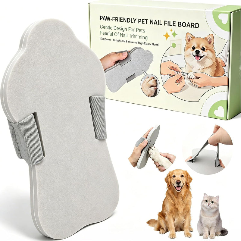 Dog Nail Scratch Board Handheld with Hand Strap, Frosted EVA