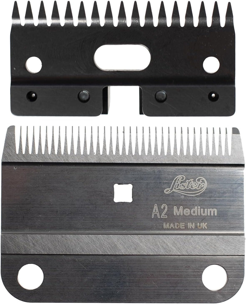 Lister A2/AC Medium Animal Clipper Blade Set, 2.5mm