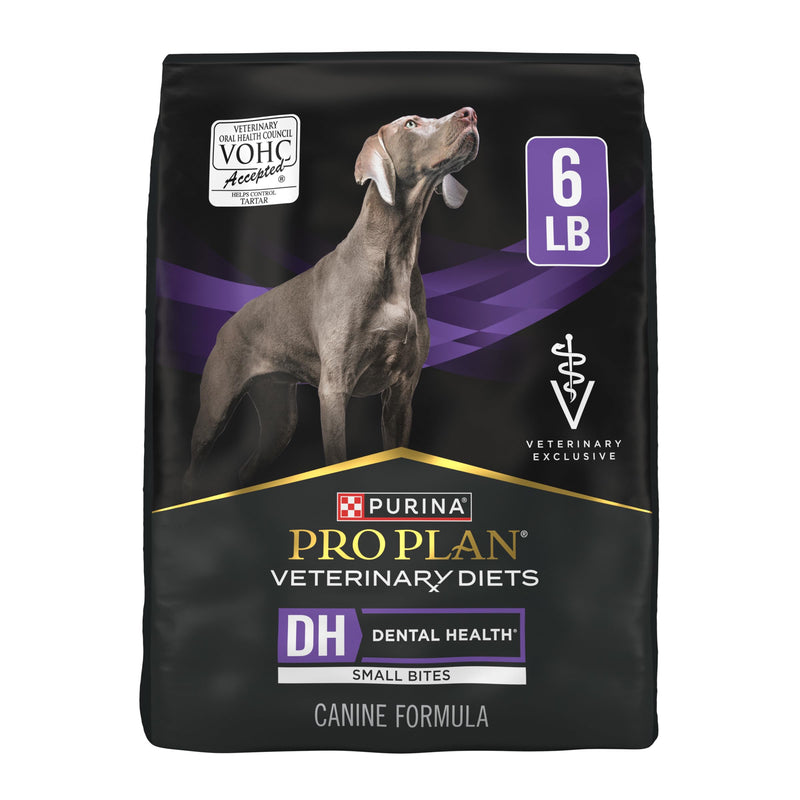 Pro Plan Veterinary Diets Purina Dental Health Small Bites Dog Food Dry Canine Formula - 6 lb. Bag
