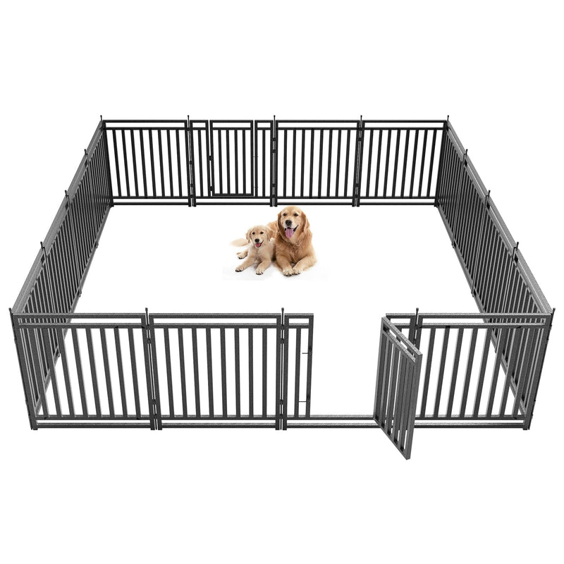 Petorldog Dog Fence Outdoor for Yard Indoor Dog Playpen 32