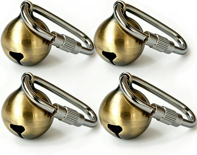 Puppy/Cat Bells for Pet Tracking, 4 Loud Cat and Small Dog Bells for Collar