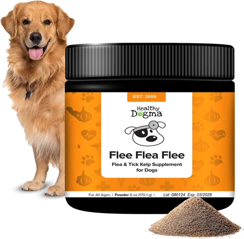 Flee Flea Flee Natural Yeast & Garlic Powder Formula for Dogs
