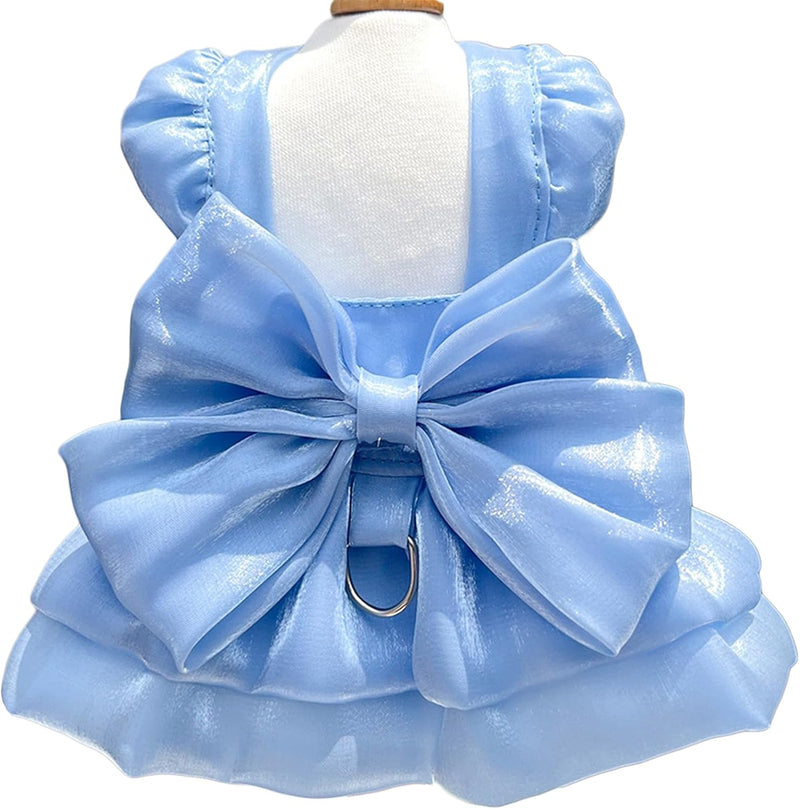 Dog Dress for Small Girl Dogs Cat Dresses Pink Pet Party Chihuahua Dresses