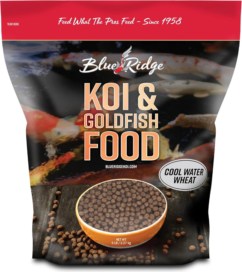 Blue Ridge Cool Water Wheat Koi Fish Food, 3/16