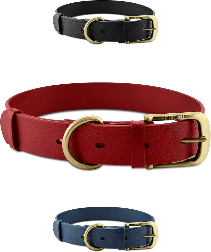Tuff Pupper Heavy Duty Waterproof Dog Collar for Small, Medium & Large Dogs