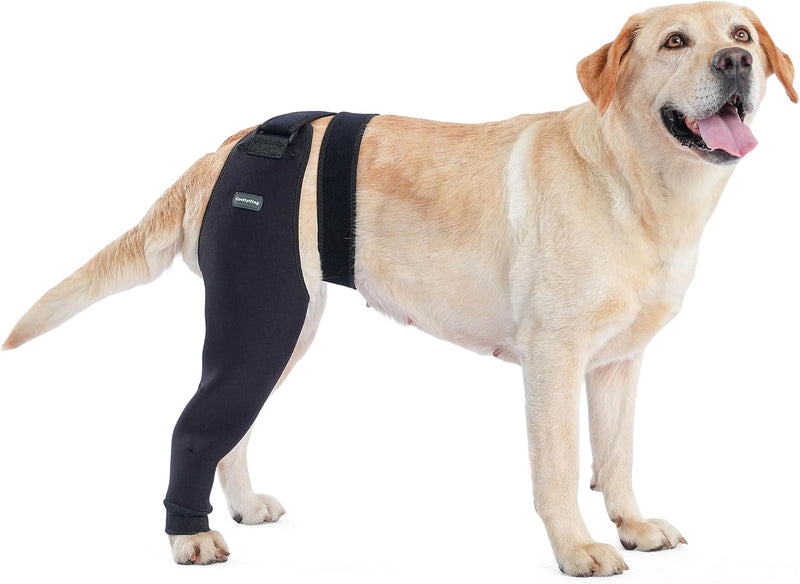 Single Dog Rear Leg Sleeve to Stop Licking, Breathable Dog Recovery Suit for Post Surgery, Comfortable Back Leg Sleeve f