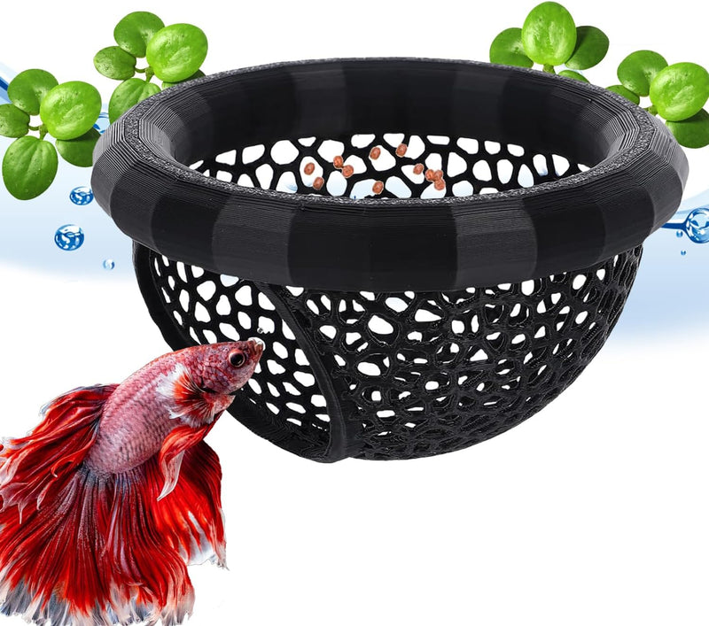 Floating Betta Hammock and Feeding Ring, Aquarium Beta Hideout, Cave, Bed