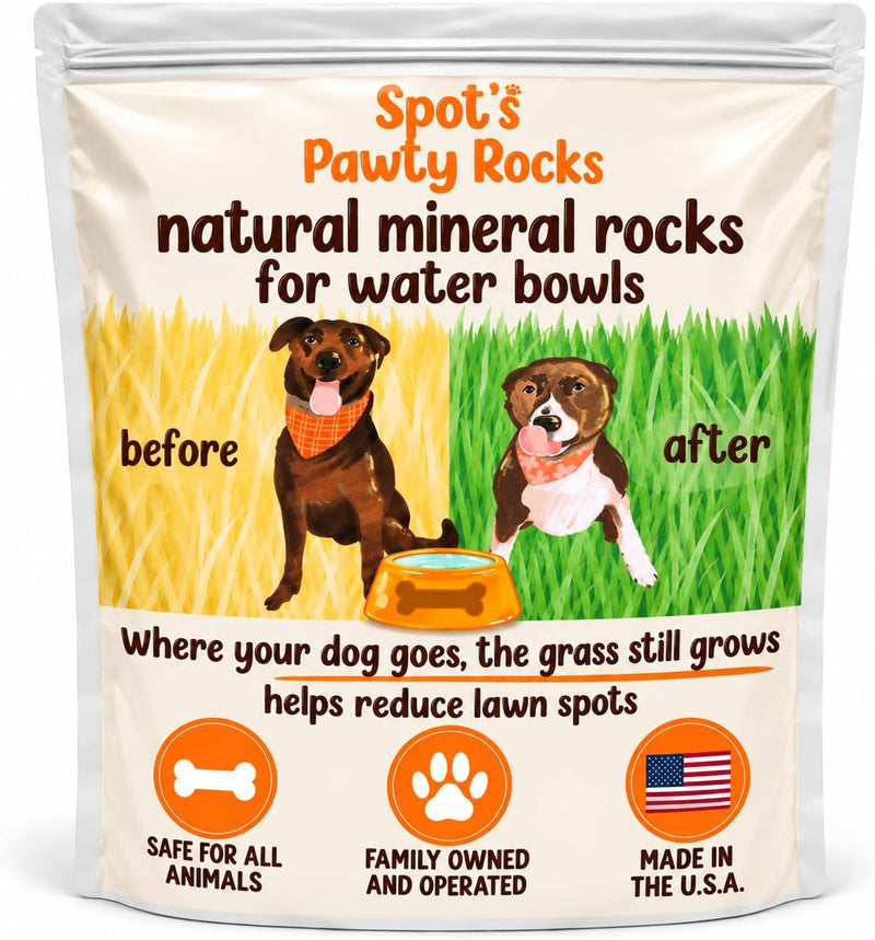 Spot's Pawty Rocks - Helps Reduce Yellow Lawn Spots from Dog Urine
