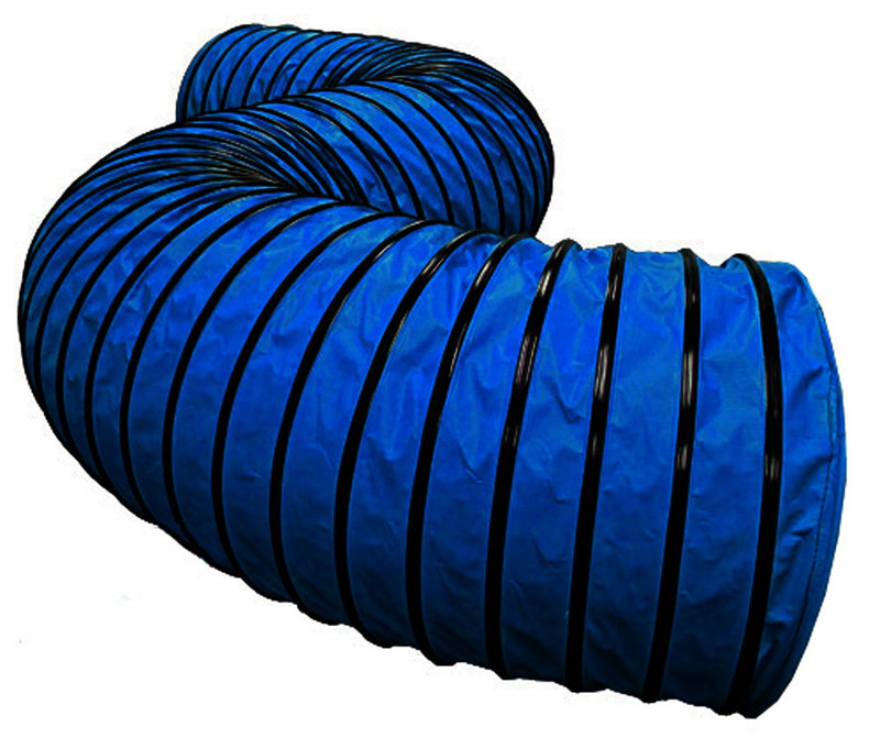 Cool Runners Lightweight 470GSM PVC Round Dog Agility Tunnel, 8