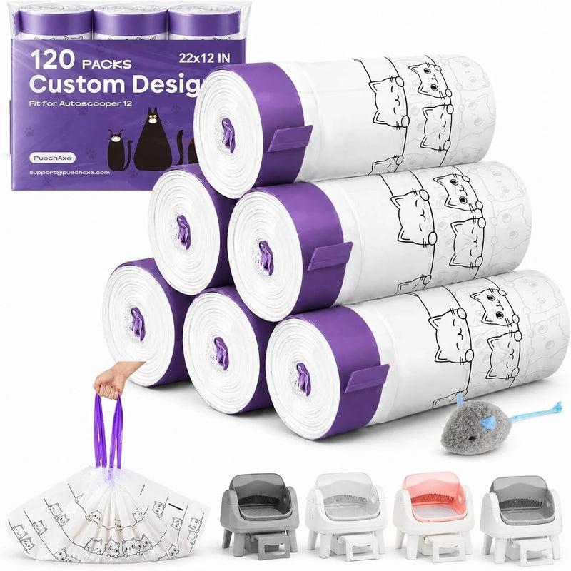 Automatic Cat Litter Box Liners for Petpivot 12οΌ Not Fit As 11 οΌ, 120 Count