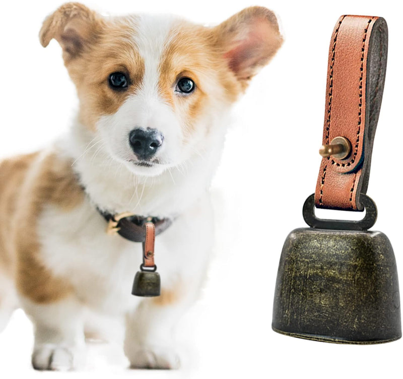 Dog Cats Collar with Anti-Theft Bell and Country Cow Bell