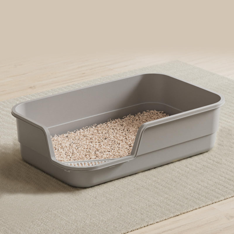 LoopTime Extra Large Cat Litter Box with High Sides,Cats Boxes for Indoor Cats,Cat Litter Pan for Kitty,Litter Box with Low Entry,Easy to Clean,Anti-Splashing,23.6