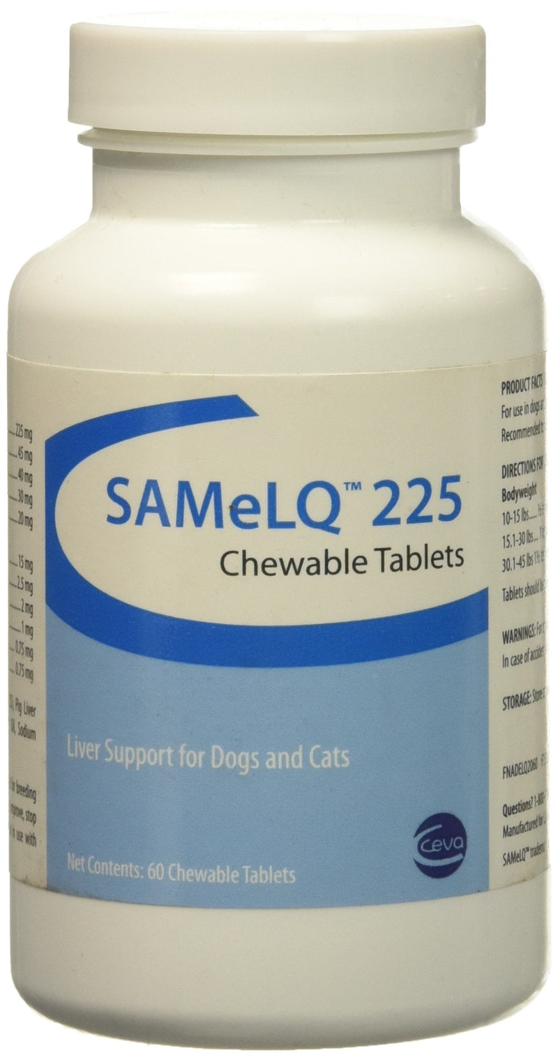S Adenosyl 225 (SAMe) for MEDIUM / LARGE DOGS 225 mg (60 tabs)