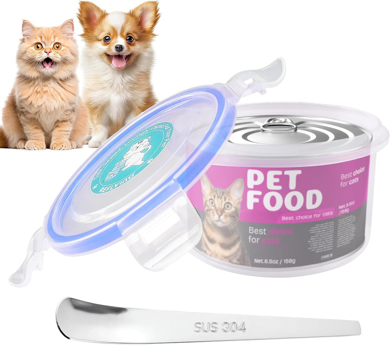 REFLYING Canned Cat Food Storage Lids Reusable Airtight Can Cover