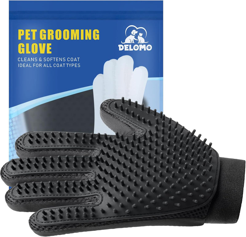 Pet Hair Removal Glove with 255 Silicone Tips for Dogs & Cats, Right