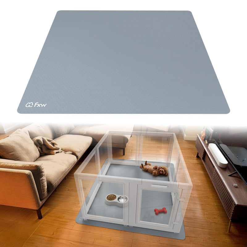 FXW Ultra Waterproof Pet Floor Protector Mat & Under Dog Crate Mat, Resistant & Easy to Clean, for FXW Rollick/Homeplus, 47''L x 47''W