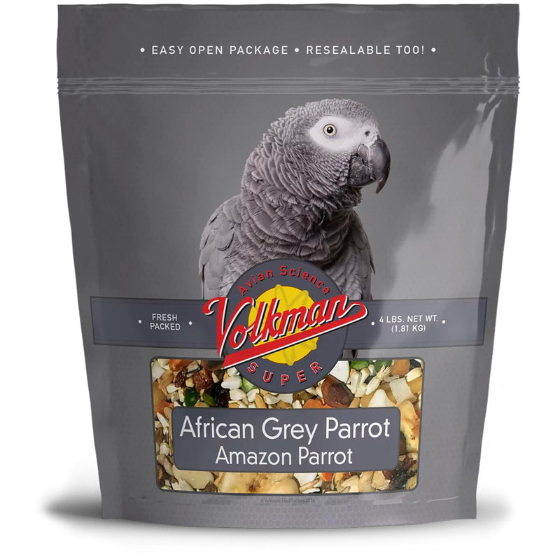 Volkman Avian Science African Grey Bird Food 4lb
