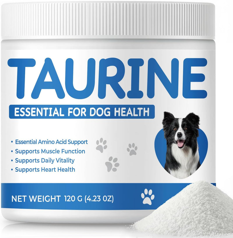 Taurine Powder Supplement for Dogs, Heart Function, Muscle & Metabolism
