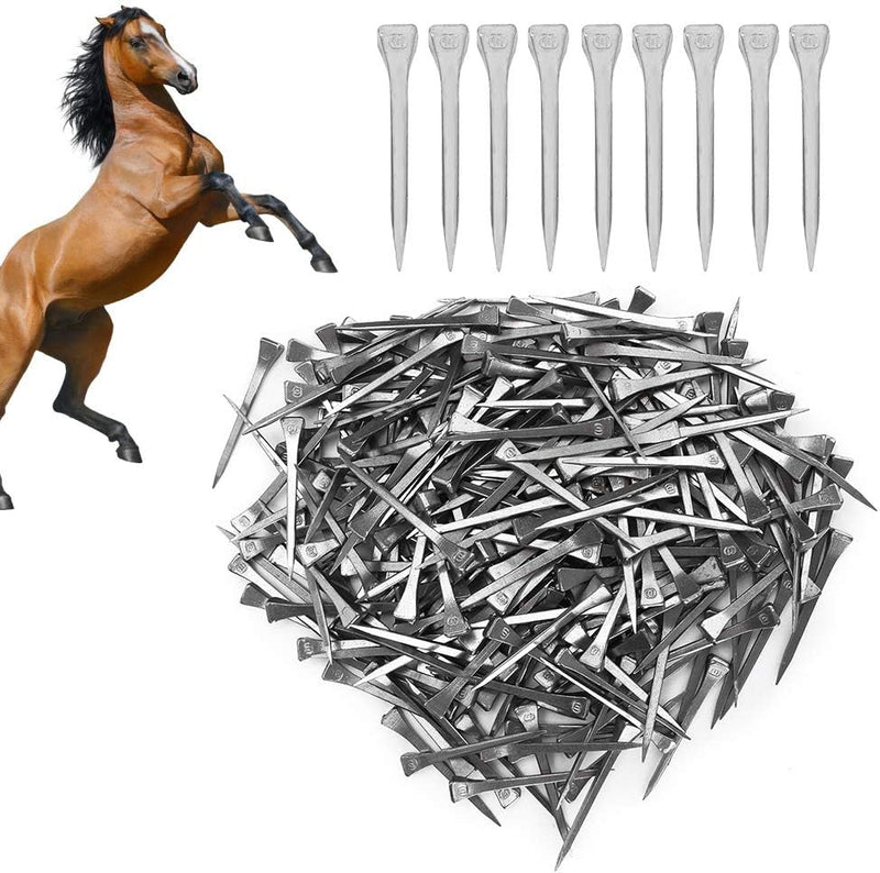250PCS E6 High, Nail Steel Hoof Peg Securing Horse Shoe Nails Quality Horseshoe Firmly Horse Tool Accessory