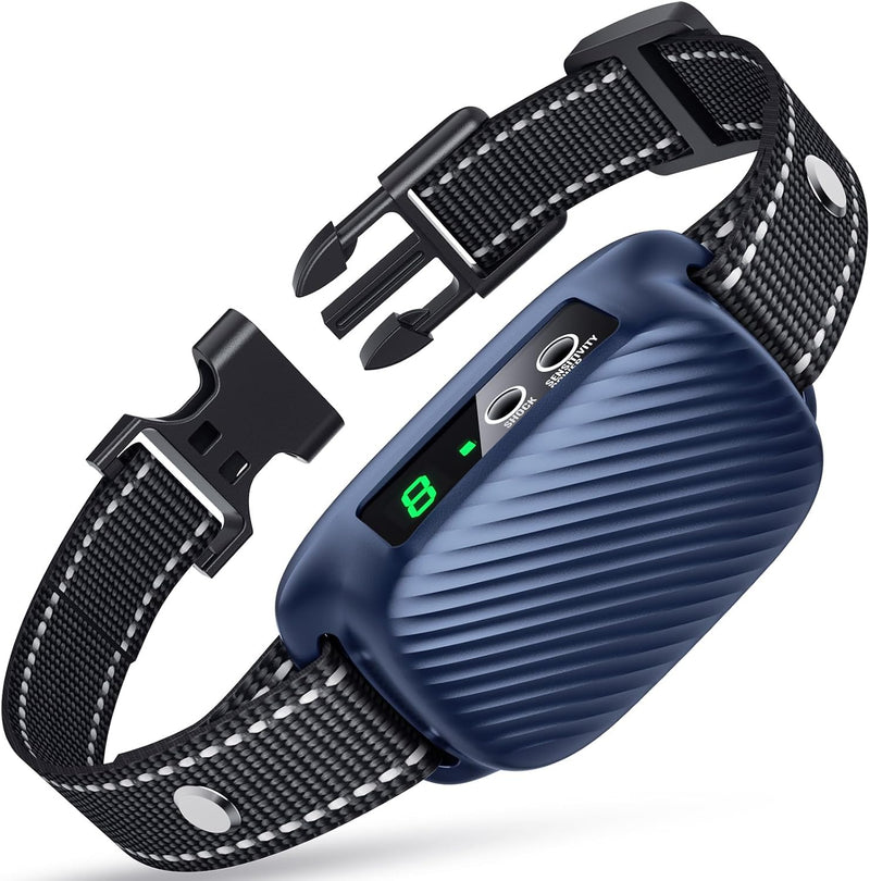 Dog Bark Collar, Automatic Bark Collar with 8 Sensitivity Levels, Waterproof Anti Barking Collars with Beep Vibration Mo