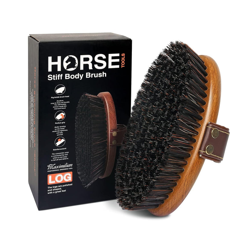 MAXIMILIAN Handmade Horse Brush Professional Horse Brushes for Grooming