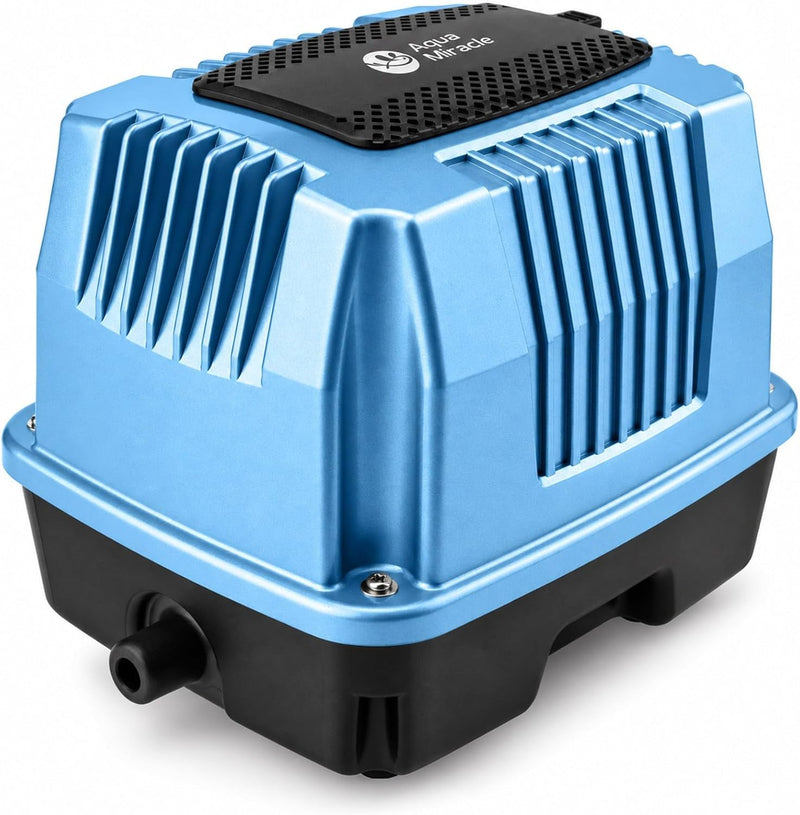 AquaMiracle Linear Air Pump AP-40/AP-60/AP-80/AP-160 for Pond Aeration, Septic, Hydroponic, 635/950/1350/2550GPH, Pond,