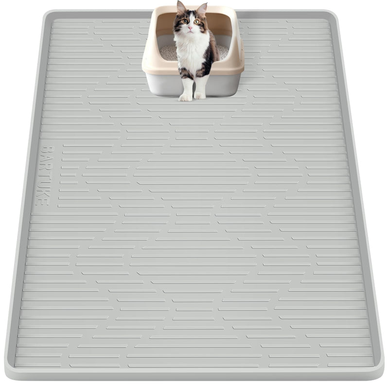 Bartuke Silicone Cat Litter Mat, 46