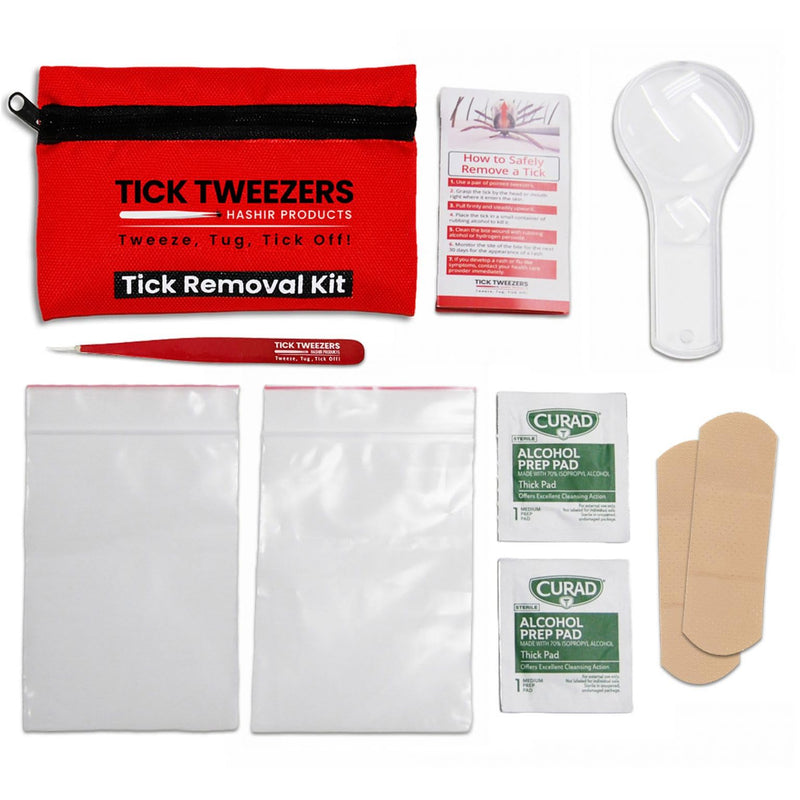 Complete Tick Removal Kit Tools for Hiking, Traveling, Camping