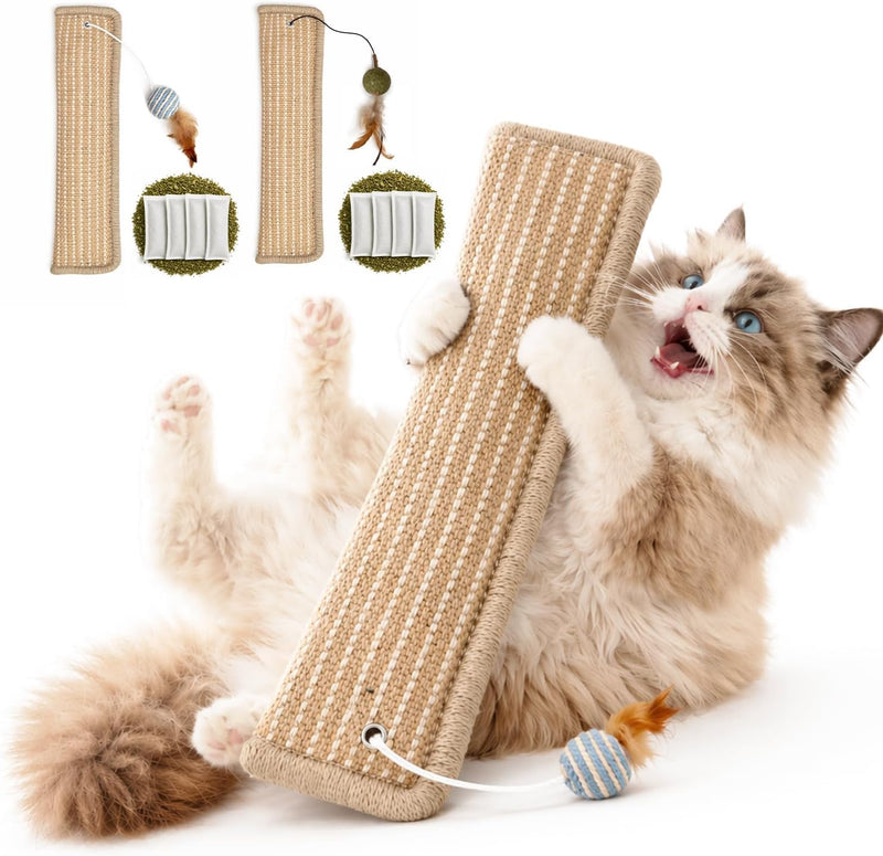 2 Pack Refillable Catnip Silvervine Kicker Toys for Indoor Cats