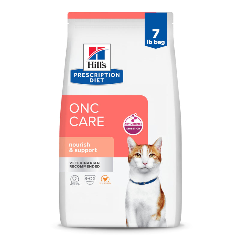 Hill's Prescription Diet ONC Care Dry Cat Food, Chicken, 7 lb. Bag