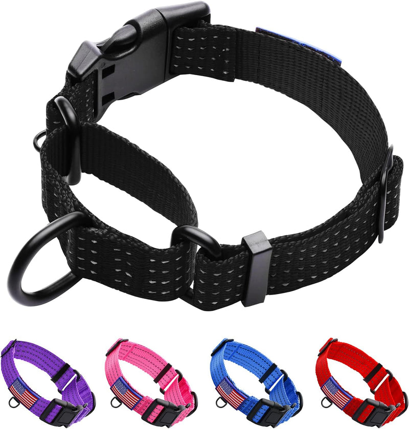 Martingale Collar for Dogs with Buckle-USA Flag,XL