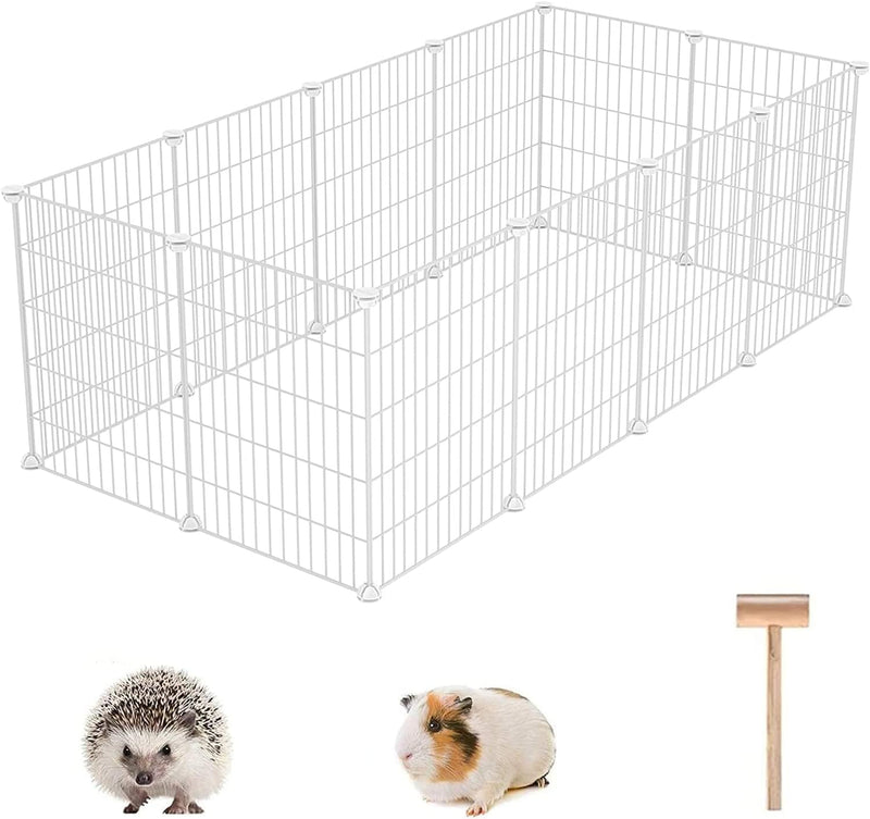 C&AHOME Pet Playpen, Small Animals Supplies, 12 Panels, 12
