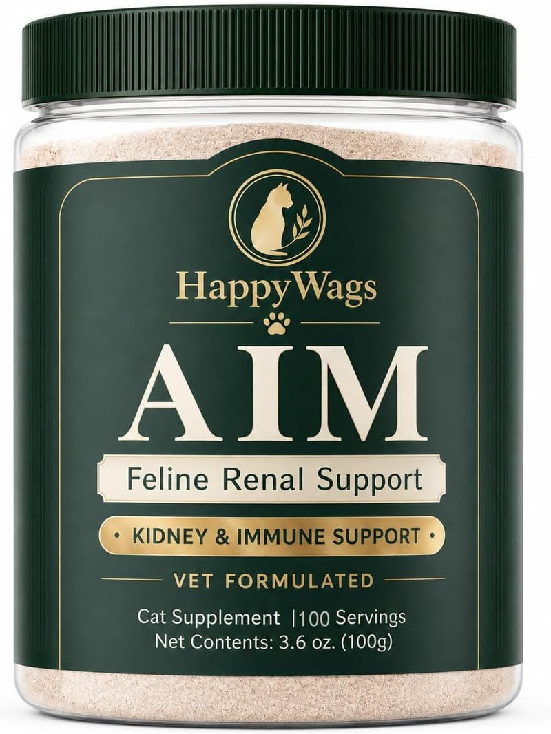 Happy Wags Aim Powder for Cats, 3.6 oz