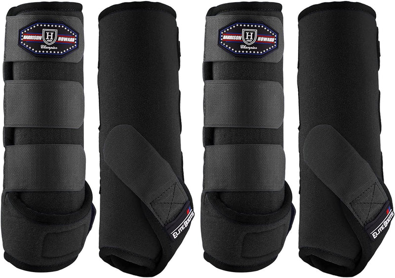Harrison Howard 4-Pack Horse Sport Boots, Protective Horse Boots