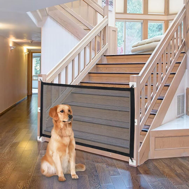 NWK Dog Gate for Stairs and Doorways 43''X30'' Fits 36 to 40 Inch Opening