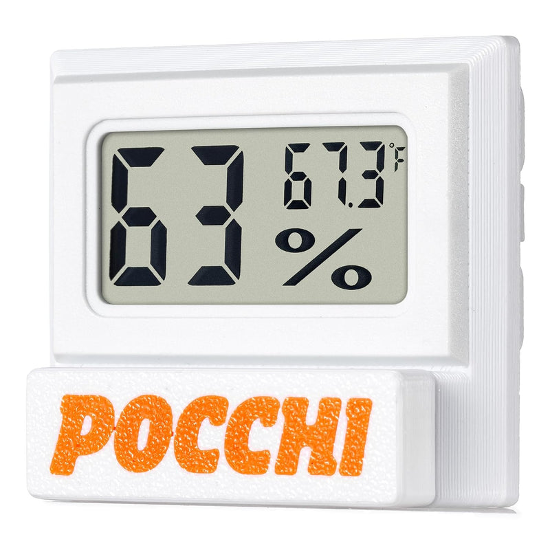 Magnetic Reptile Thermometer and Humidity Gauge - Indoor Temperature and Humidity Monitor - Digital Thermometer Hygromet