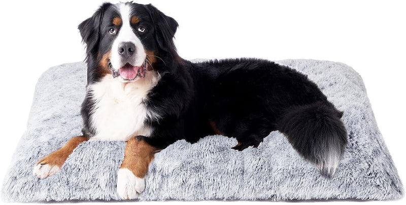 EHEYCIGA Fluffy Dog Crate Bed, Plush Extra Large Plus Dog Pillow