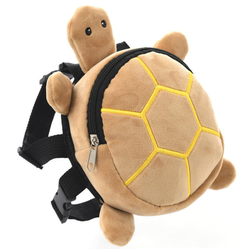 XJKLBYQ Dog Harness Backpack, Cute Cartoon Turtle Backpack Carrier, Zipper Closure No Pull Dog Saddle Bag Pet Vest, Mesh Frog Self Bag for Puppy Outdoor Travel Hiking/8x7in