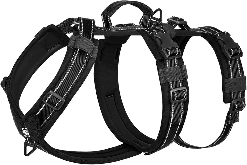 OneTigris Dog Harness No Pull Adjustable Tactical Harness with Soft Padding