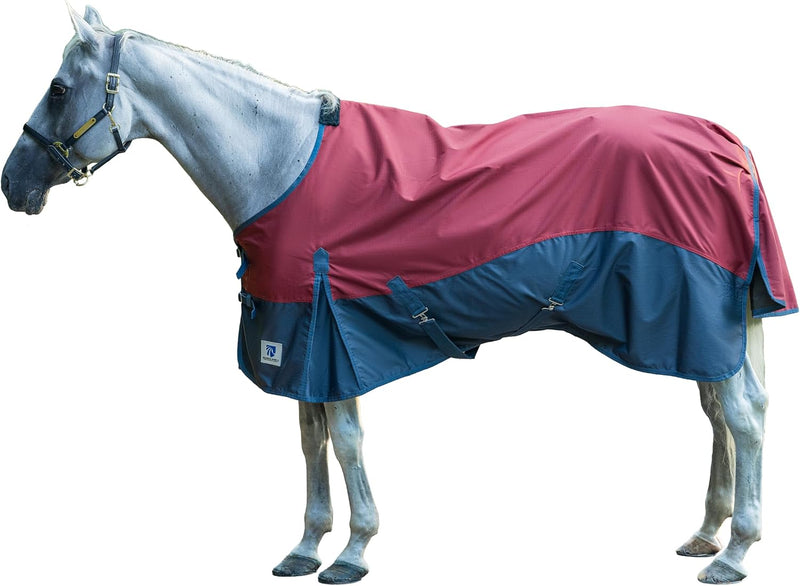 Horse Turnout Rain Sheet | 600 Denier Ripstop Turnout Blanket No Fill (0g) | Waterproof Lightweight Breathable | Tear-Re