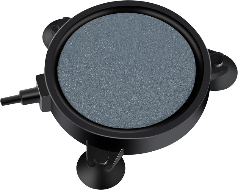 AQUANEAT Aquarium Air Stone Disc 4 inch, Aerator Bubble Diffuser, Air Pump Accessories Airstones for Aquariums, Fish Tan